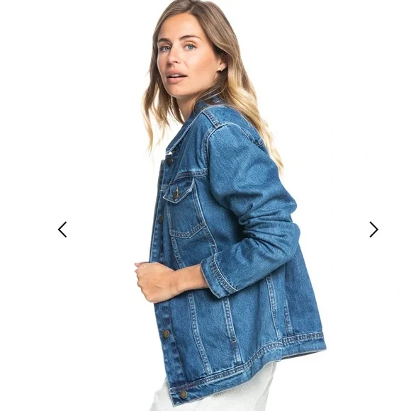 NWT Roxy Mountain Road Denim Jacket